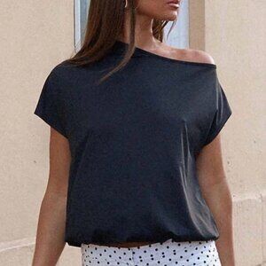 Raeni Off Shoulder Top - Black